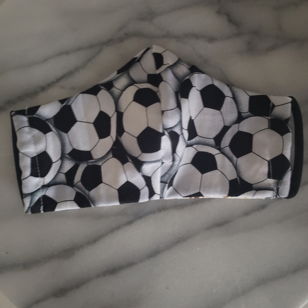 Soccer balls face mask